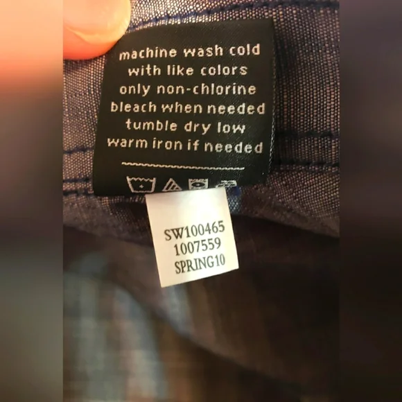 Sean John Tailored Fit Blue Grey 100 % Cotton, Short sleeves NWT Size XL - Picture 9 of 14